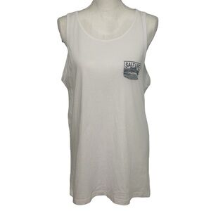 Salt Life Men’s White Swordfish USA Sleeveless Tank Top NWT